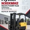 Hyster N30XMH2 Electric Forklift Truck C210 Series (SN. from C210V-1616) Repair Manual