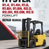 Hyster R1.4, R1.4H, R1.6, R1.6H, R1.6N, R2.0, R2.0H, R2.0W, R2.5 Forklift C435 Series Repair Manual