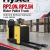 Hyster RP2.0N, RP2.5N Rider Pallet Truck C449 Series Repair Manual