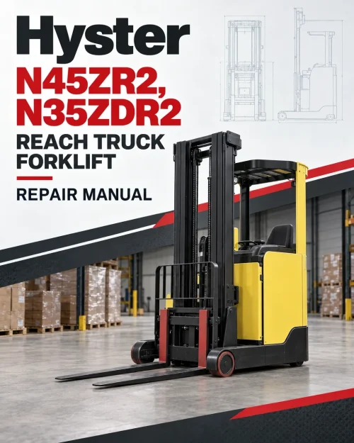 Hyster N45ZR2, N35ZDR2 Reach Truck Forklift D264 Series Repair Manual