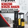 Hyster N30ZDR, N35ZR, N40ZR Electric Forklift Truck D470 Series Repair Manual