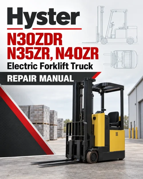 Hyster N30ZDR, N35ZR, N40ZR Electric Forklift Truck D470 Series Repair Manual Hyster N30ZDR, N35ZR, N40ZR Electric Forklift Truck D470 Series Repair Manual