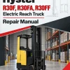 Hyster R30F, R30FA, R30FF Electric Reach Truck E118 Series Repair Manual