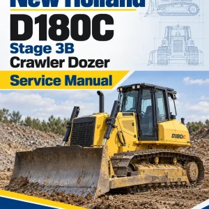 New Holland D180C Stage 3B Crawler Dozer Service Manual
