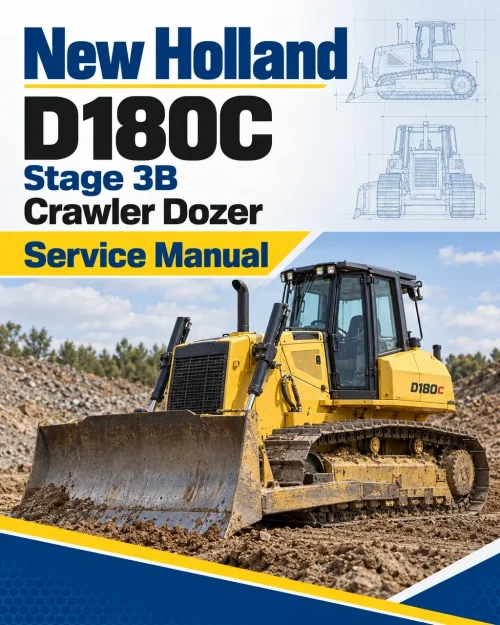 New Holland D180C Stage 3B Crawler Dozer Service Manual