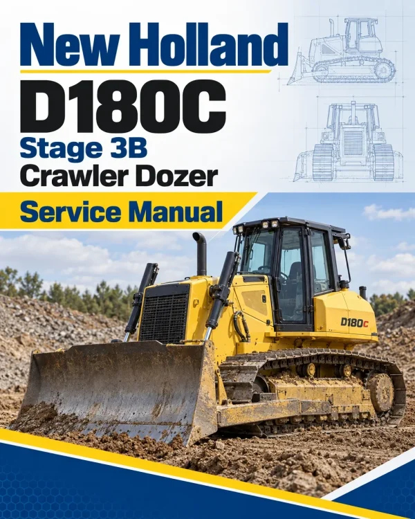 New Holland D180C Stage 3B Crawler Dozer Service Manual New Holland D180C Stage 3B Crawler Dozer Service Manual