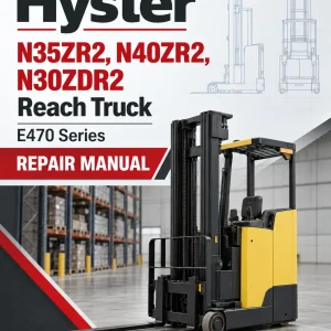 Hyster N35ZR2, N40ZR2, N30ZDR2 Reach Truck E470 Series Repair Manual Hyster N35ZR2, N40ZR2, N30ZDR2 Reach Truck E470 Series Repair Manual