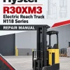 Hyster R30XM3 Electric Reach Truck H118 Series Repair Manual Hyster R30XM3 Electric Reach Truck H118 Series Repair Manual