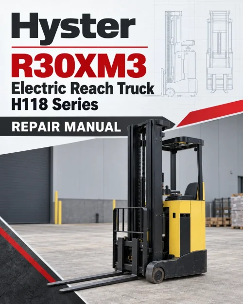 Hyster R30XM3 Electric Reach Truck H118 Series Repair Manual