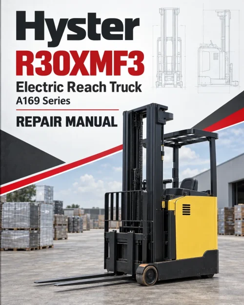 Hyster R30XMF3 Electric Reach Truck A169 Series Repair Manual Hyster R30XMF3 Electric Reach Truck A169 Series Repair Manual