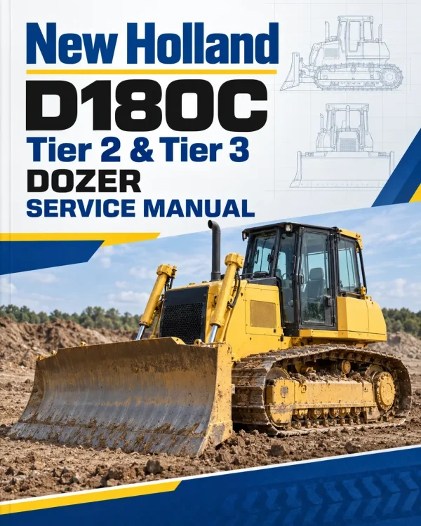 New Holland D180C Tier 2 & Tier 3 Dozer Service Manual New Holland D180C Tier 2 & Tier 3 Dozer Service Manual