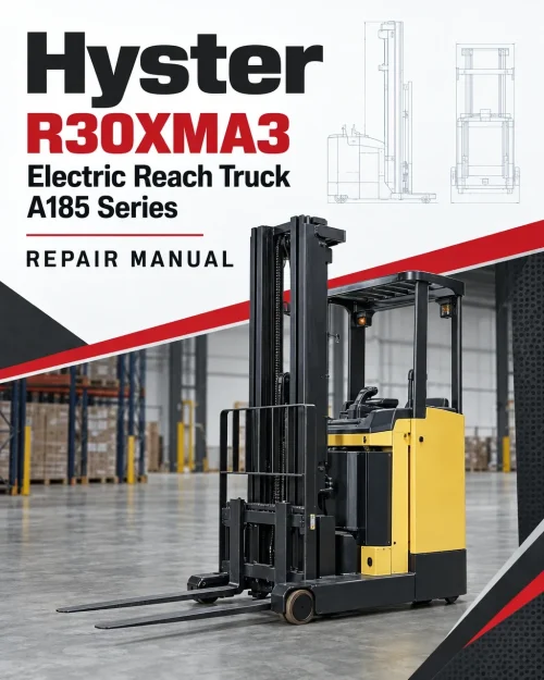 Hyster R30XMA3 Electric Reach Truck A185 Series Repair Manual Hyster R30XMA3 Electric Reach Truck A185 Series Repair Manual