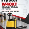 Hyster W40XT Electric Walkie A218 Series Repair Manual Hyster W40XT Electric Walkie A218 Series Repair Manual