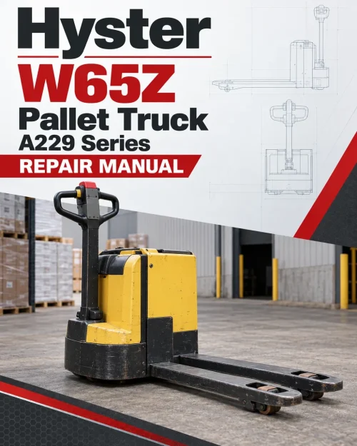 Hyster W65Z Pallet Truck A229 Series Repair Manual Hyster W65Z Pallet Truck A229 Series Repair Manual