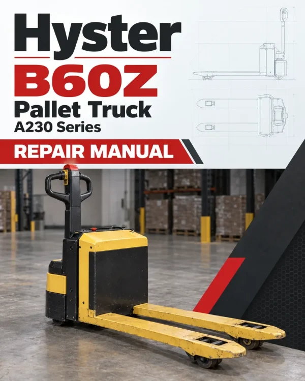 Hyster B60Z Pallet Truck A230 Series Repair Manual Hyster B60Z Pallet Truck A230 Series Repair Manual