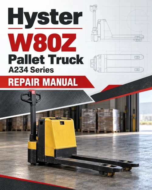 Hyster W80Z Pallet Truck A234 Series Repair Manual Hyster W80Z Pallet Truck A234 Series Repair Manual