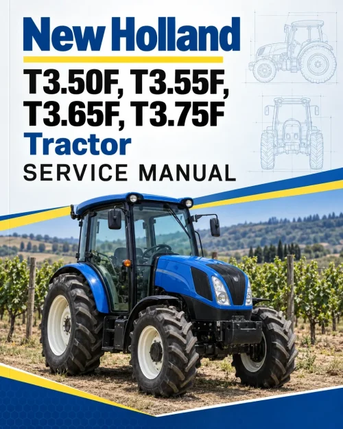 New Holland T3.50F, T3.55F, T3.65F, T3.75F Tractor Service Manual