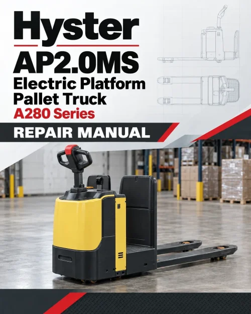 Hyster AP2.0MS Electric Platform Pallet Truck A280 Series Repair Manual Hyster AP2.0MS Electric Platform Pallet Truck A280 Series Repair Manual