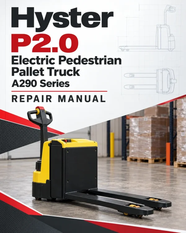 Hyster P2.0 Electric Pedestrian Pallet Truck A290 Series Repair Manual
