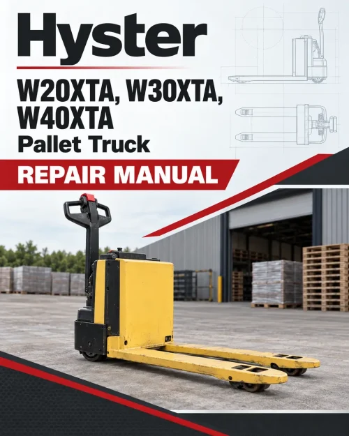 Hyster W20XTA, W30XTA, W40XTA Pallet Truck A453 Series Repair Manual Hyster W20XTA, W30XTA, W40XTA Pallet Truck A453 Series Repair Manual