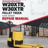 Hyster W20XTR, W30XTR Pallet Truck A455 Series Repair Manual