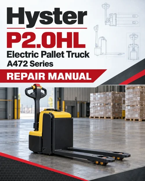 Hyster P2.0HL Electric Pallet Truck A472 Series Repair Manual Hyster P2.0HL Electric Pallet Truck A472 Series Repair Manual