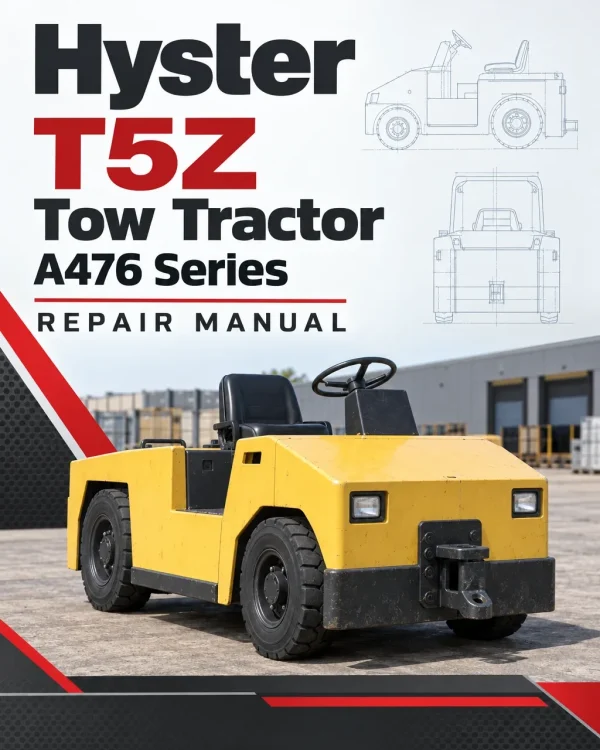 Hyster T5Z Tow Tractor A476 Series Repair Manual Hyster T5Z Tow Tractor A476 Series Repair Manual