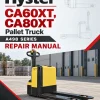 Hyster CA60XT, CA80XT Pallet Truck A498 Series Repair Manual Hyster CA60XT, CA80XT Pallet Truck A498 Series Repair Manual