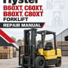 Hyster B60XT, C60XT, B80XT, C80XT Forklift B199 Series Repair Manual Hyster B60XT, C60XT, B80XT, C80XT Forklift B199 Series Repair Manual
