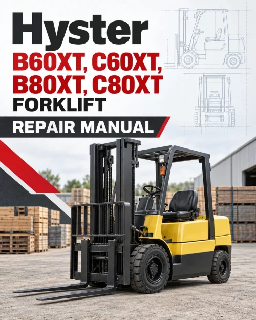 Hyster B60XT, C60XT, B80XT, C80XT Forklift B199 Series Repair Manual Hyster B60XT, C60XT, B80XT, C80XT Forklift B199 Series Repair Manual