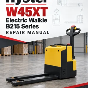 Hyster W45XT Electric Walkie B215 Series Repair Manual Hyster W45XT Electric Walkie B215 Series Repair Manual