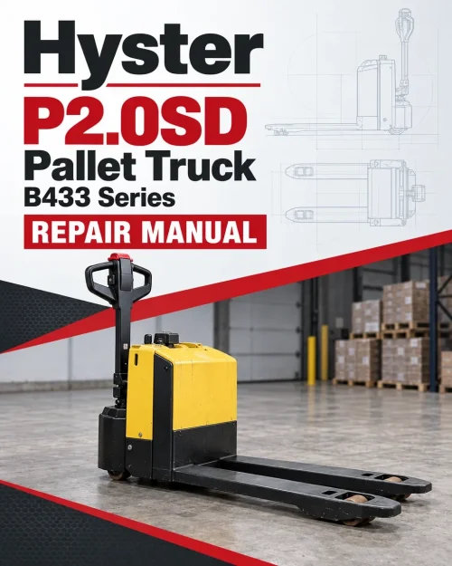 Hyster P2.0SD Pallet Truck B433 Series Repair Manual Hyster P2.0SD Pallet Truck B433 Series Repair Manual