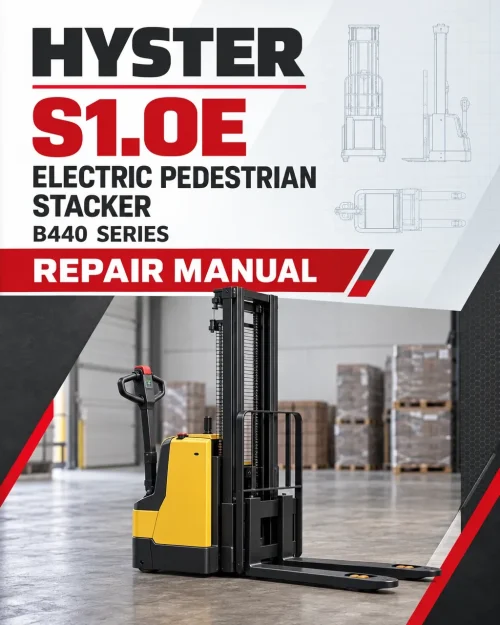 Hyster S1.0E Electric Pedestrian Stacker B440 Series Repair Manual