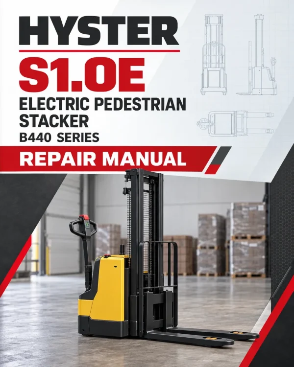 Hyster S1.0E Electric Pedestrian Stacker B440 Series Repair Manual Hyster S1.0E Electric Pedestrian Stacker B440 Series Repair Manual