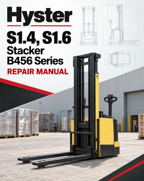 Hyster S1.4, S1.6 Stacker B456 Series Repair Manual Hyster S1.4, S1.6 Stacker B456 Series Repair Manual
