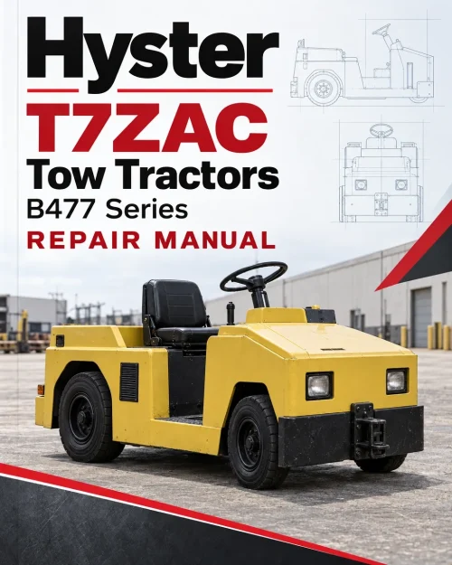 Hyster T7ZAC Tow Tractors B477 Series Repair Manual Hyster T7ZAC Tow Tractors B477 Series Repair Manual