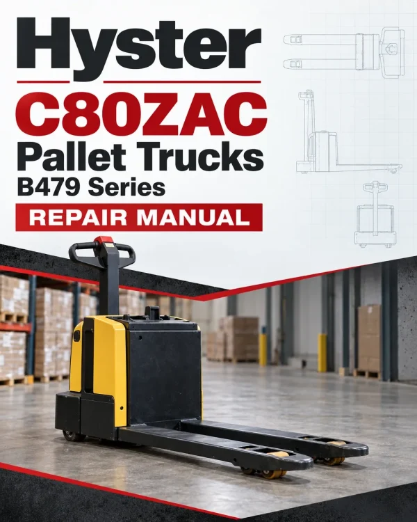 Hyster C80ZAC Pallet Trucks B479 Series Repair Manual
