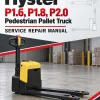 Hyster P1.6, P1.8, P2.0 Pedestrian Pallet Truck C437 Series Service Repair Manual