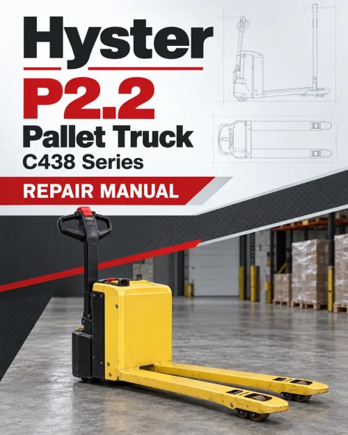 Hyster P2.2 Pallet Truck C438 Series Repair Manual Hyster P2.2 Pallet Truck C438 Series Repair Manual