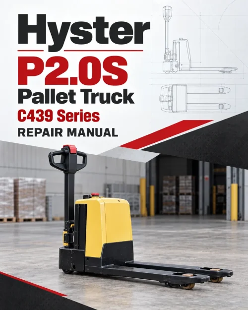 Hyster P2.0S Pallet Truck C439 Series Repair Manual