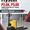 Hyster P2.0X, P3.0X Pedestrian Pallet Truck C443 Series Service Repair Manual (EU)