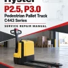 Hyster P2.5, P3.0 Pedestrian Pallet Truck C443 Series Service Repair Manual