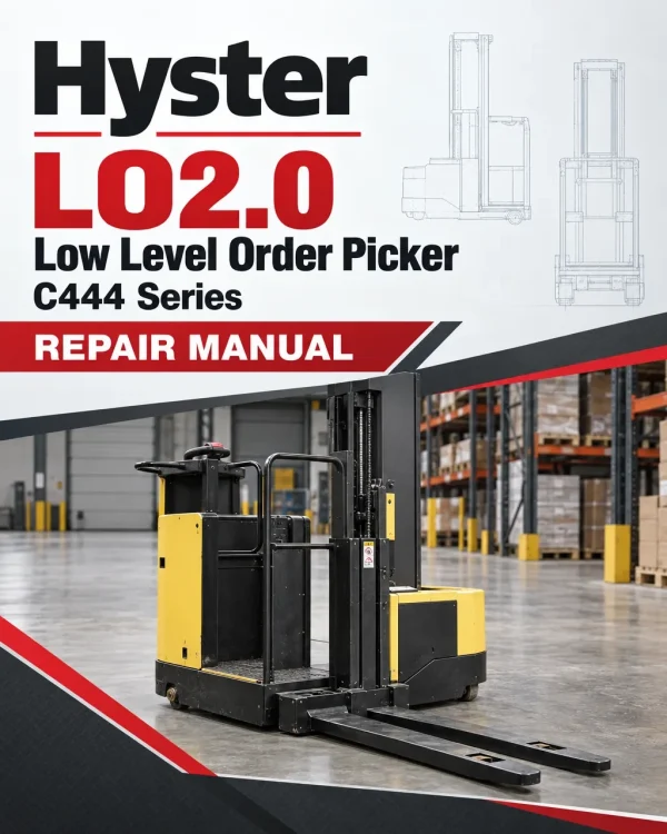 Hyster LO2.0 Low Level Order Picker C444 Series Repair Manual
