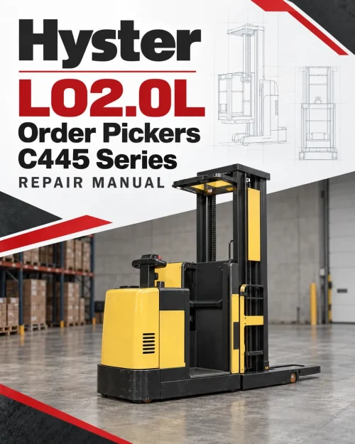 Hyster LO2.0L Order Pickers C445 Series Repair Manual Hyster LO2.0L Order Pickers C445 Series Repair Manual