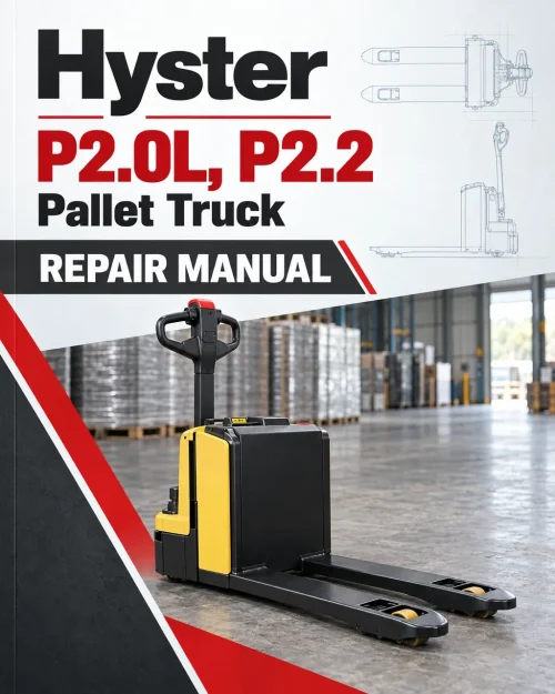 Hyster P2.0L, P2.2 Pallet Truck D438 Series Repair Manual Hyster P2.0L, P2.2 Pallet Truck D438 Series Repair Manual