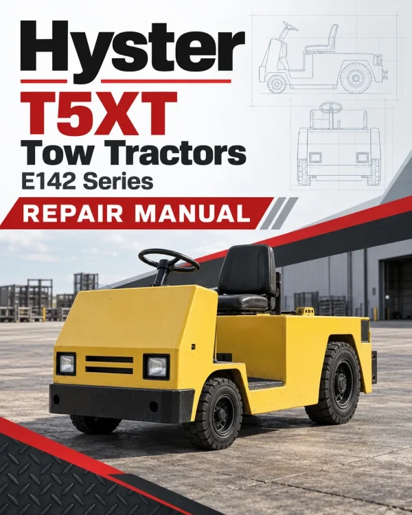Hyster T5XT Tow Tractors E142 Series Repair Manual Hyster T5XT Tow Tractors E142 Series Repair Manual