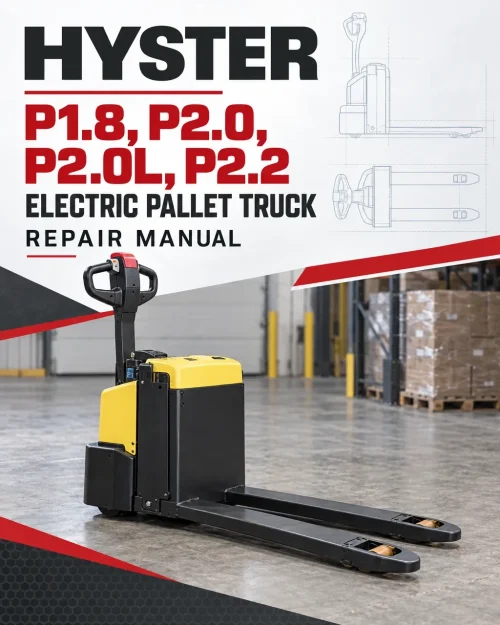 Hyster P1.8, P2.0, P2.0L, P2.2 Electric Pallet Truck E438 Series Repair Manual Hyster P1.8, P2.0, P2.0L, P2.2 Electric Pallet Truck E438 Series Repair Manual