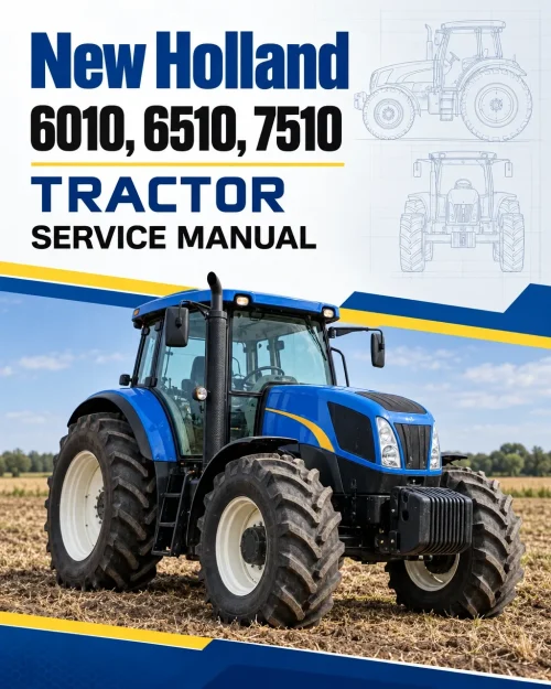 New Holland 6010, 6510, 7510 Tractor Service Manual