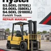 Hyster S3.50XL (S70XL), S4.00XL (S80XL), S4.50XL (S100XL) Forklift Truck D004 Series Repair Manual Hyster S3.50XL (S70XL), S4.00XL (S80XL), S4.50XL (S100XL) Forklift Truck D004 Series Repair Manual