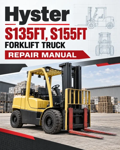 Hyster S135FT, S155FT Forklift Truck D024 Series Repair Manual (USA) Hyster S135FT, S155FT Forklift Truck D024 Series Repair Manual (USA)